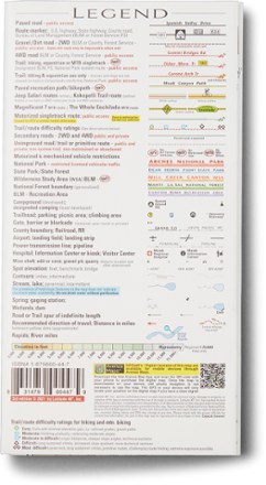 Latitude 40 Maps Moab Singletrack Recreation Topo Map - 3rd Edition 1