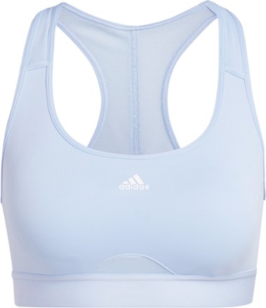 ADIDAS Women's Powerreact Training Sports Bra Medium-Support Mint Rush Size  MMD