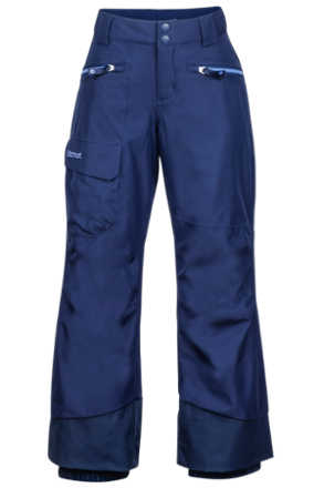 girls navy blue snow pants