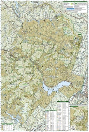 National Geographic Catskill Park Trail Map 2