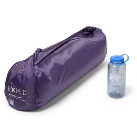 Exped MegaMat Print Sleeping Pad - Long X-Wide Stuff sack (32oz bottle not included)