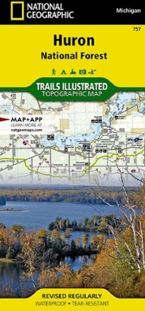 National Geographic Huron National Forest Topographic Map 0