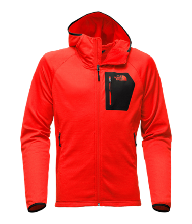 the north face men's borod hooded fleece jacket