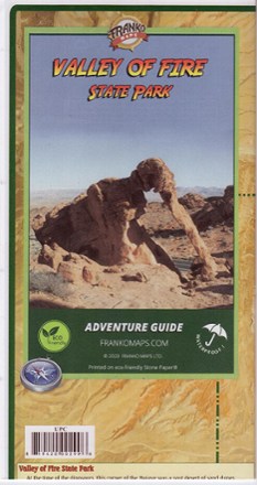 Franko's Maps Valley of Fire State Park Adventure Guide 0