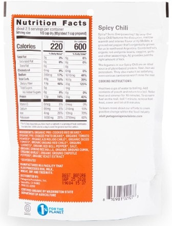 Patagonia Provisions Spicy Red Bean Chili 2