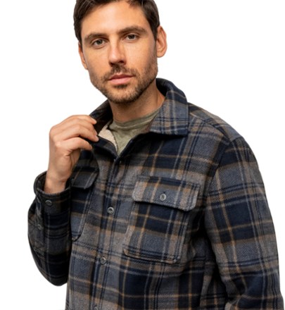 Free Country Sueded Chill Out Fleece Shirt Jacket - Men's 2