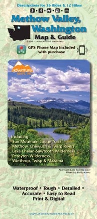 Adventure Maps Methow Valley, Washington, Map and Guide 0
