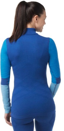 Smartwool Intraknit Thermal Merino Colorblock Quarter-Zip Base Layer Top - Women's 2