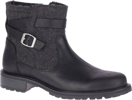 black boots with buckles womens