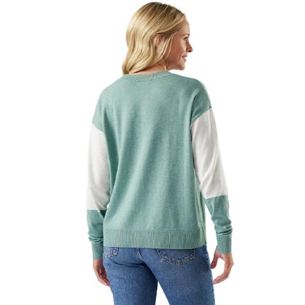 Smartwool Edgewood Colorblock Crew Sweater - Women's 1