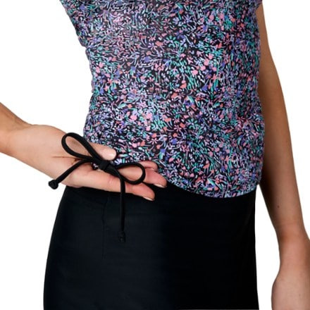 Free Country Full Side Shirring Tankini Swimsuit Top - Women's 3