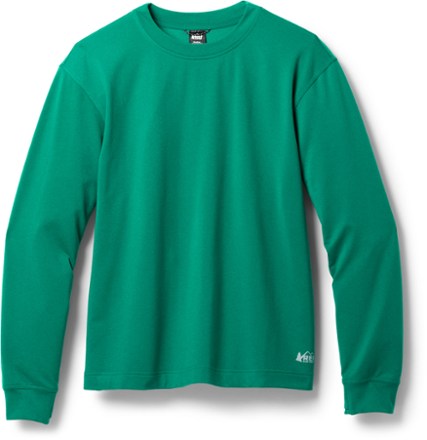 REI Co-op Active Pursuits Midweight Pullover Crew Green M Tall