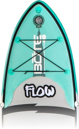 Bote Flow Aero Native Stripes Inflatable Stand Up Paddle Board with Paddle - 8' - Kids' 1
