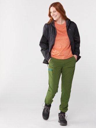 REI 2WAY Climbing Pants, Women's XS Nylon Khaki type Vintage Second Hand
