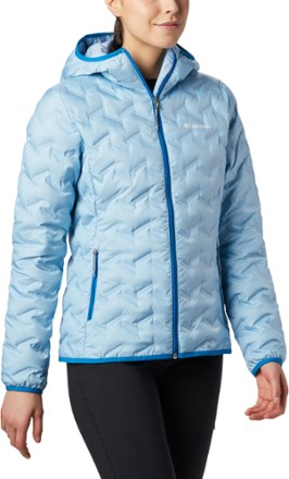 columbia delta ridge down hooded jacket womens