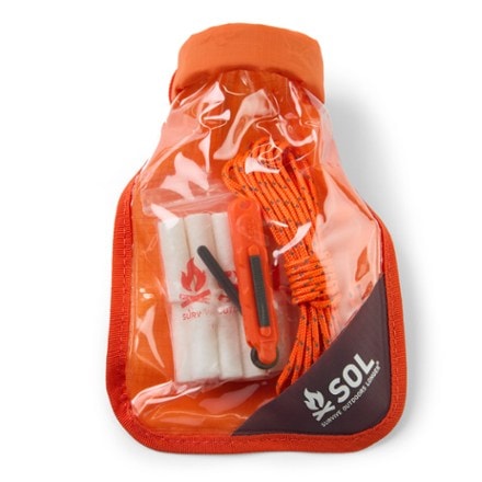 SOL Fire Lite Fire-Starting Kit in Dry Bag 1