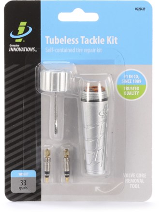 Details about   Genuine Innovations Tubeless Tire Repair Kit with Bacon for Bicycle Tires 