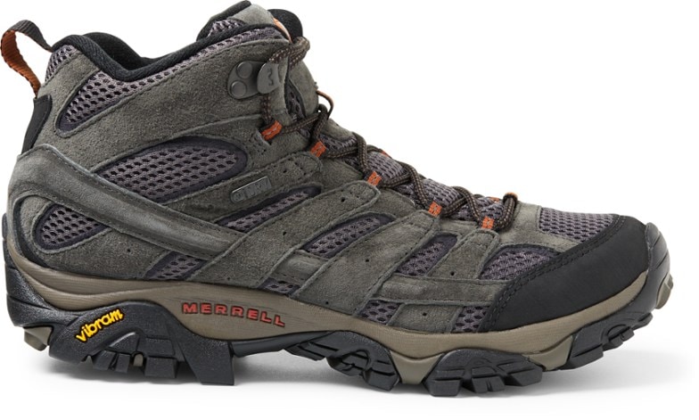 Merrell men's moab 2 gtx leather mid hiking shoes walnut Clearance