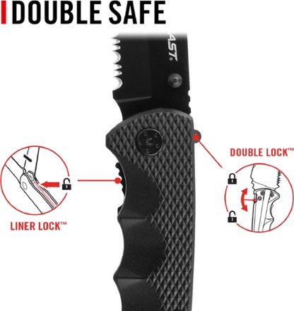 Coast DX330 Serrated Folding Knife 2