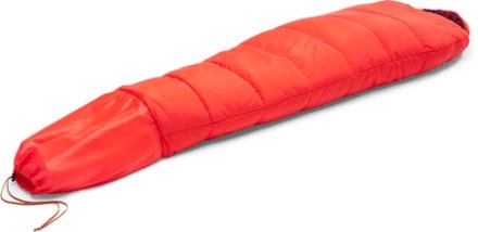 REI Co-op Kindercone 25 Sleeping Bag - Kids' 3/4 foot view (Amaranth Coral)