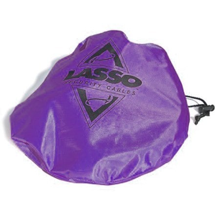 Lasso Kayak Security Lock II for SUP, Sit-on-Top and Tandem Kayaks Stuff Sack (Black)