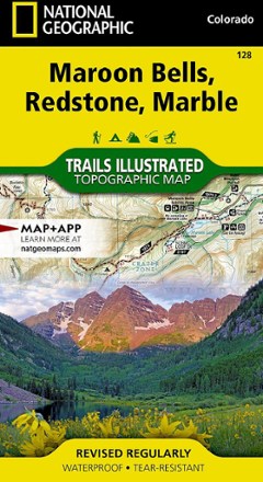National Geographic Maroon Bells/Redstone/Marble Trail Map 0