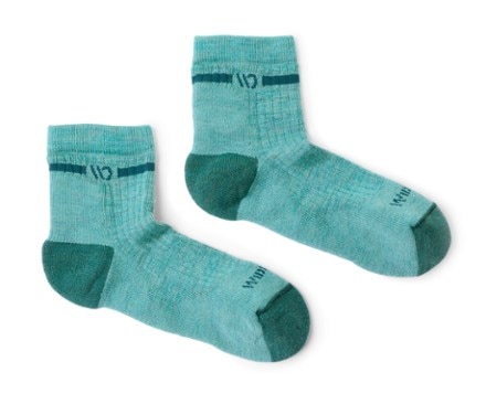 Wide Open Single Stripe Cushioned Quarter Socks - Women's 2