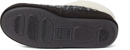 Acorn Jam Mule Slippers - Women's Sole view (Boysenberry)