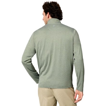 Free Country Tech Heather Double Face Quarter-Zip Mock Pullover - Men's 1