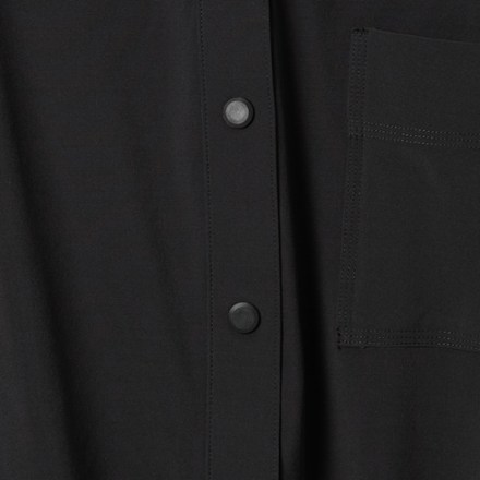 プラナ Prana Railay Oversized Button Down レディース シャツ トップス Black Railay Oversized Button Down | Womens Shirts & Tops | prAna
