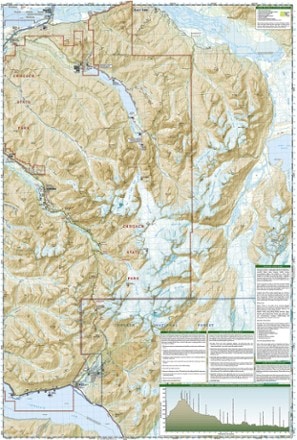 National Geographic Chugach State Park / Anchorage Topographic Map 1
