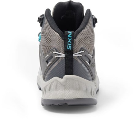 KEEN NXIS EVO Mid Waterproof Hiking Boots - Women's Back view (Magnet/Ipanema)