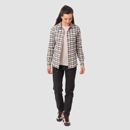 Salewa Fanes Flannel 5 PL Long-Sleeve Shirt - Women's 4