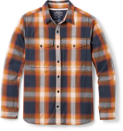 Woodland Trail Tall Mens 2 Pocket Outdoor Plaid Shirt