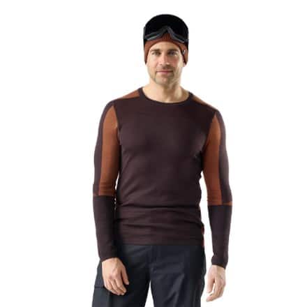 Smartwool Intraknit Thermal Merino Colorblock Crew Base Layer Top - Men's 0