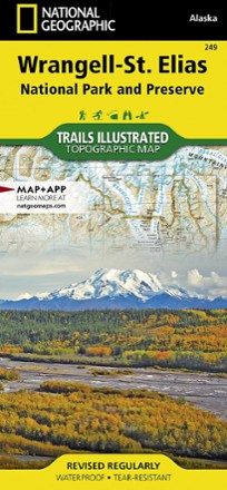 National Geographic Wrangell-St. Elias National Park & Preserve Topographic Map 0