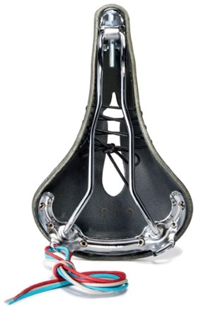 Brooks England Imperial B-17 Saddle - Men's Detail of optional laces
