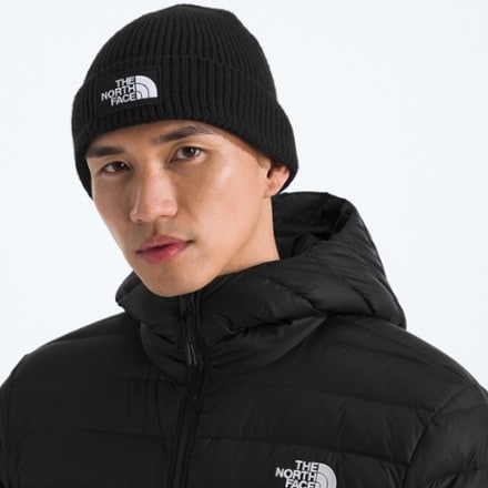 The North Face Logo Box Cuffed Beanie 1