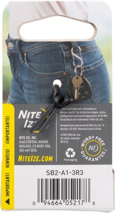 Nite Ize S-Biner #2 Stainless-Steel Dual Carabiners - Package of 3 2