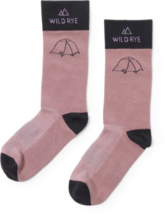 Wild Rye Bike Socks - Women's 1