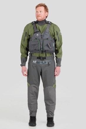 NRS Spyn Fishing Semi-Dry Suit - Men's 1