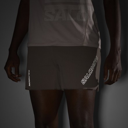 Salomon Sense Aero 5" Shorts - Men's Reflective decal