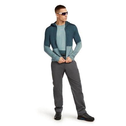 Icebreaker 125 ZoneKnit Long-Sleeve Crewe Base Layer Top - Men's 0