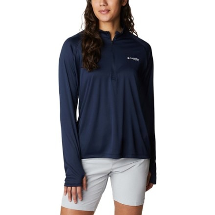 Columbia PFG Tidal Tee Quarter-Zip Shirt - Women's 0