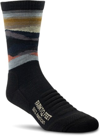 Farm to Feet Max Patch Light Targeted Cushion 3/4 Crew Socks 0