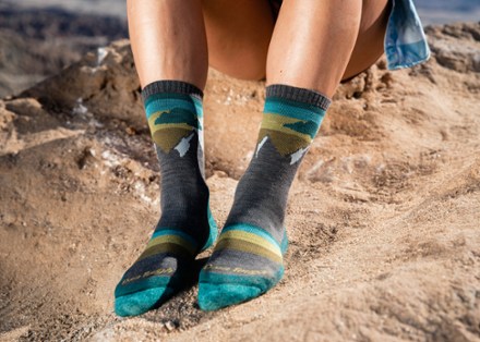 Darn Tough Sunset Ledge Micro Crew Lightweight Hiking Socks - Women's 3