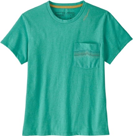 Patagonia Ridge Rise Stripe Pocket Responsibili-Tee Shirt - Women's 0