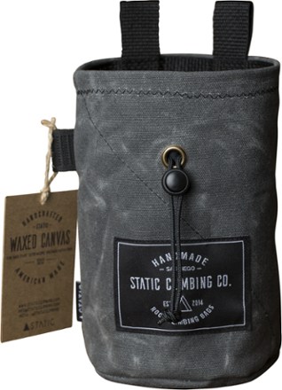 STATIC Waxed Canvas Chalk Bag 0