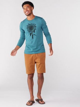 Slow Loris Sunflower Long-Sleeve T-Shirt 4