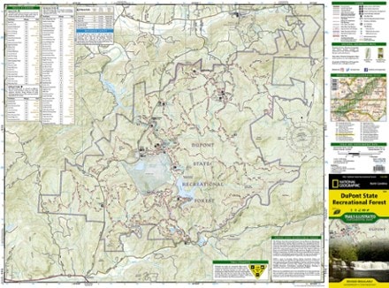 National Geographic DuPont State Recreational Forest Topographic Map 2